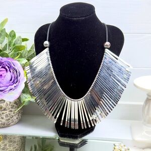 Aldo Bobby Pin  Silver Necklace